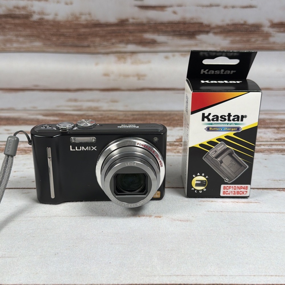 Panasonic Lumix DMC-TZ8 12.1MP Digital Camera Tested Battery Charger